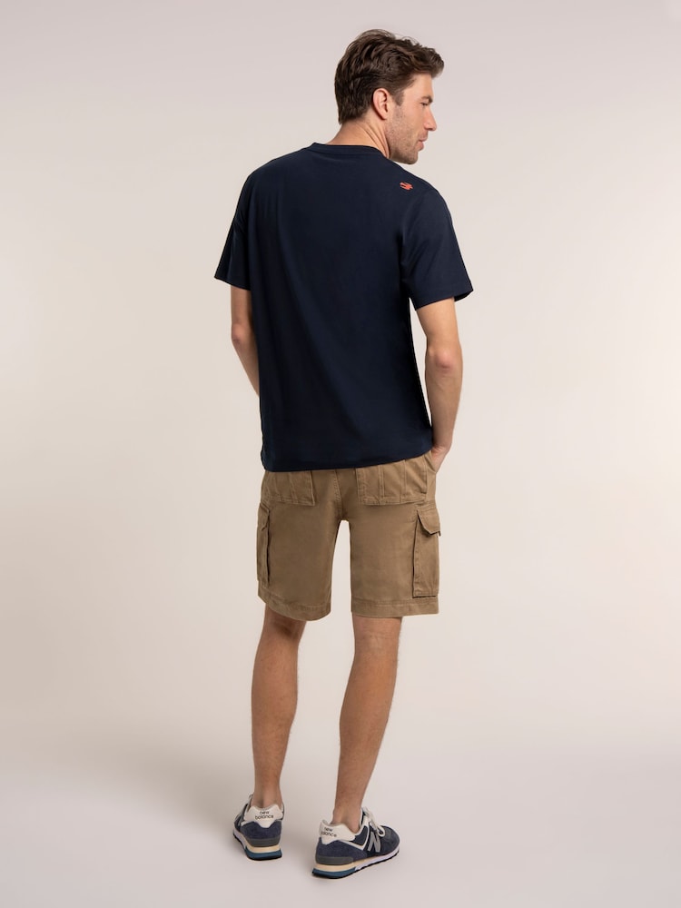 Brakeburn Blue Radstock T-Shirt - Image 2 of 6 Brakeburn Blue Radstock T-Shirt - Image 2 of 6