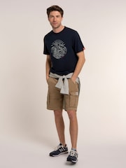 Brakeburn Blue Radstock T-Shirt - Image 4 of 6