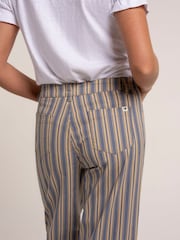 Brakeburn Blue Stripe Straight Leg Jeans - Image 5 of 6