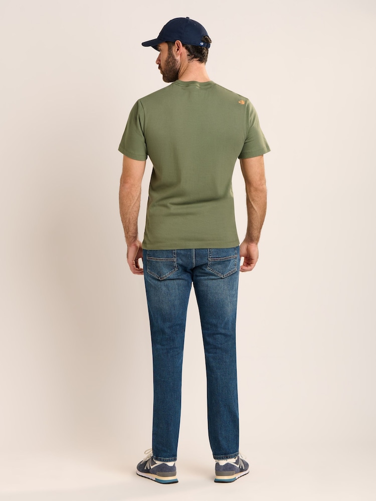 Brakeburn Green Nutley T-Shirt - Image 2 of 6