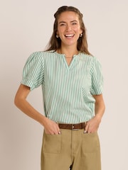 Brakeburn Green Bruni Blouse - Image 1 of 5