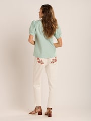 Brakeburn Green Bruni Blouse - Image 2 of 5