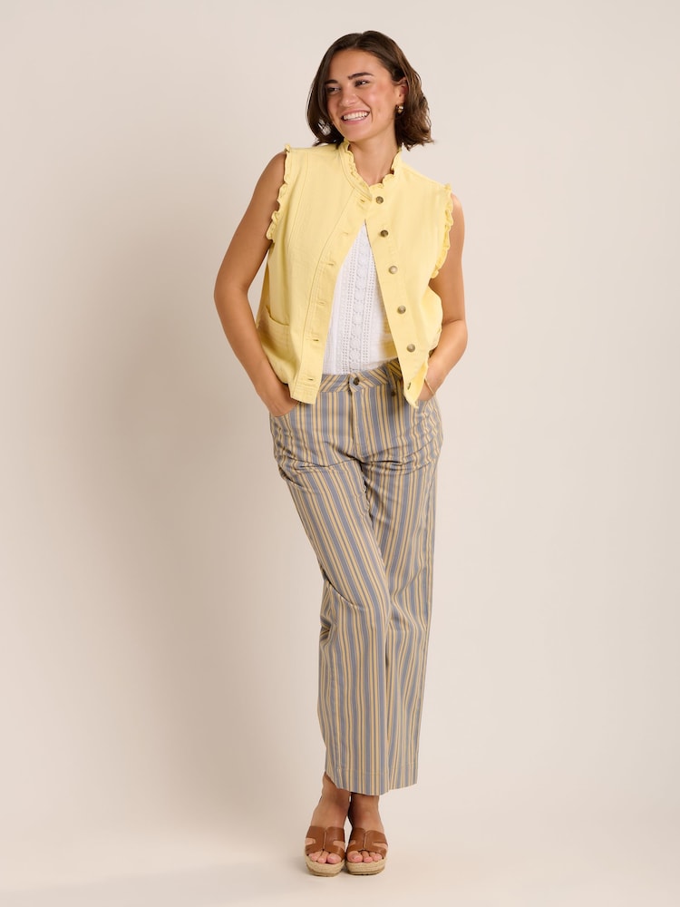 Brakeburn Yellow Mariposa Waistcoat - Image 1 of 6
