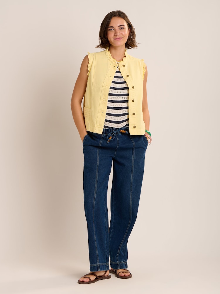 Brakeburn Yellow Mariposa Waistcoat - Image 6 of 6