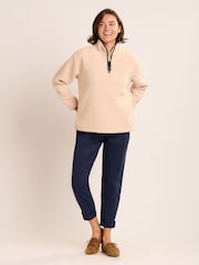 Brakeburn Cream Wey Quarter Zip Sweatshirt - Image 4 of 6
