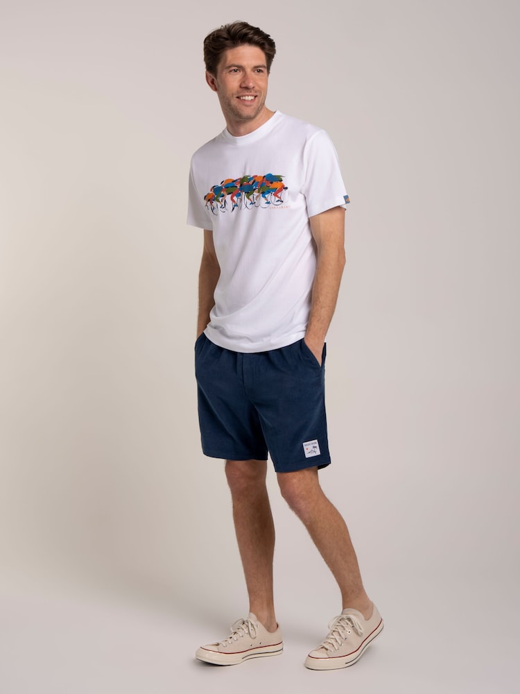 Brakeburn White Pelham T-Shirt - Image 6 of 6