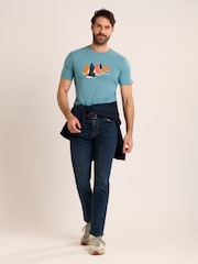 Brakeburn Blue Bobbington T-Shirt - Image 4 of 4