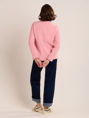 Brakeburn Pink Trent Quarter Zip Sweatshirt - Image 3 of 6