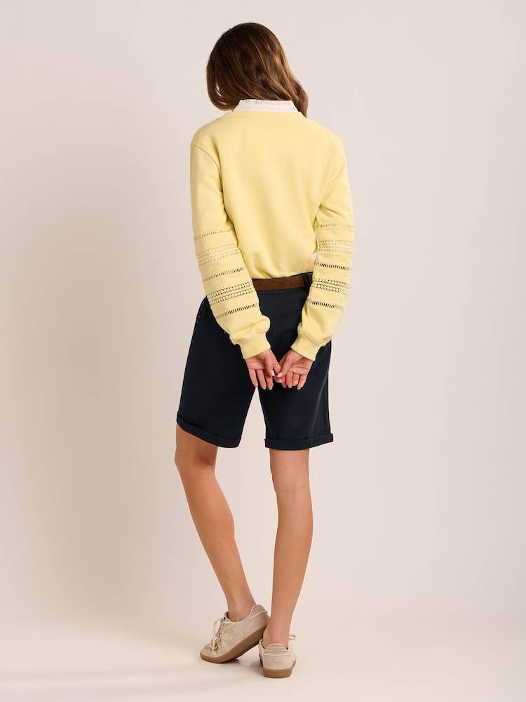 Brakeburn Yellow Char Crew Neck Sweatshirt - Image 2 of 6 Brakeburn Yellow Char Crew Neck Sweatshirt - Image 2 of 6