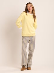 Brakeburn Yellow Char Crew Neck Sweatshirt - Image 6 of 6