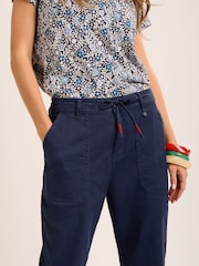 Brakeburn Blue Blake Turn Up Trousers - Image 3 of 6