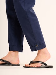Brakeburn Blue Blake Turn Up Trousers - Image 5 of 6