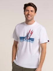 Brakeburn White Peckleton T-Shirt - Image 1 of 6