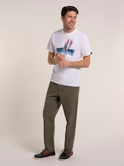 Brakeburn White Peckleton T-Shirt - Image 4 of 6