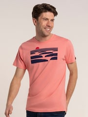 Brakeburn Pink Oxendon T-Shirt - Image 1 of 6