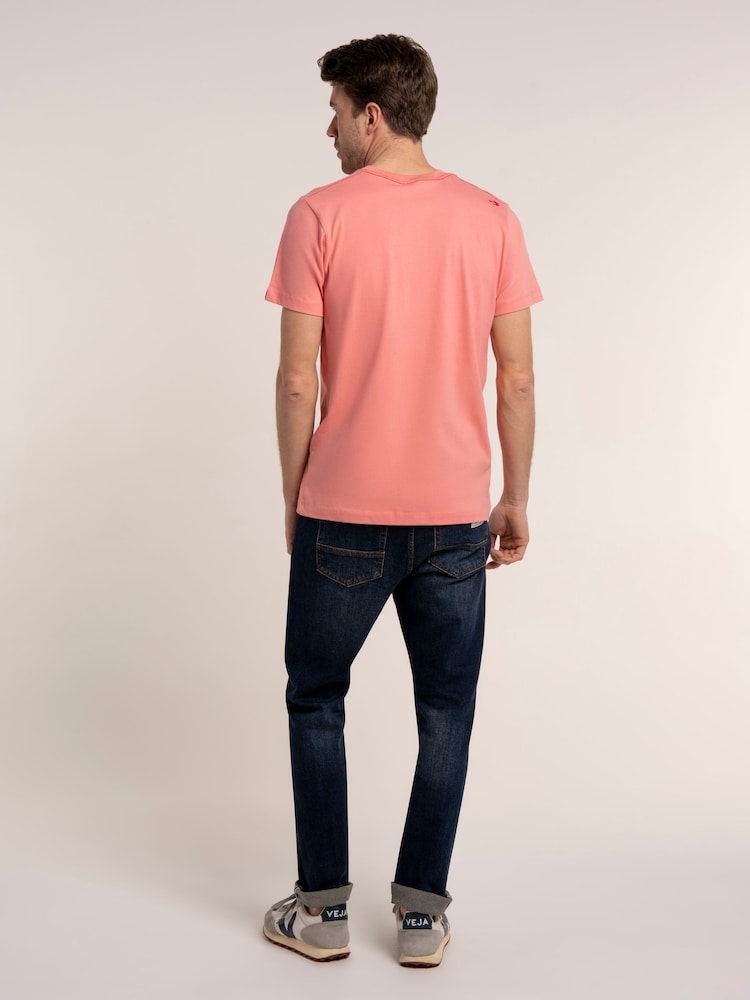 Brakeburn Pink Oxendon T-Shirt - Image 2 of 6 Brakeburn Pink Oxendon T-Shirt - Image 2 of 6