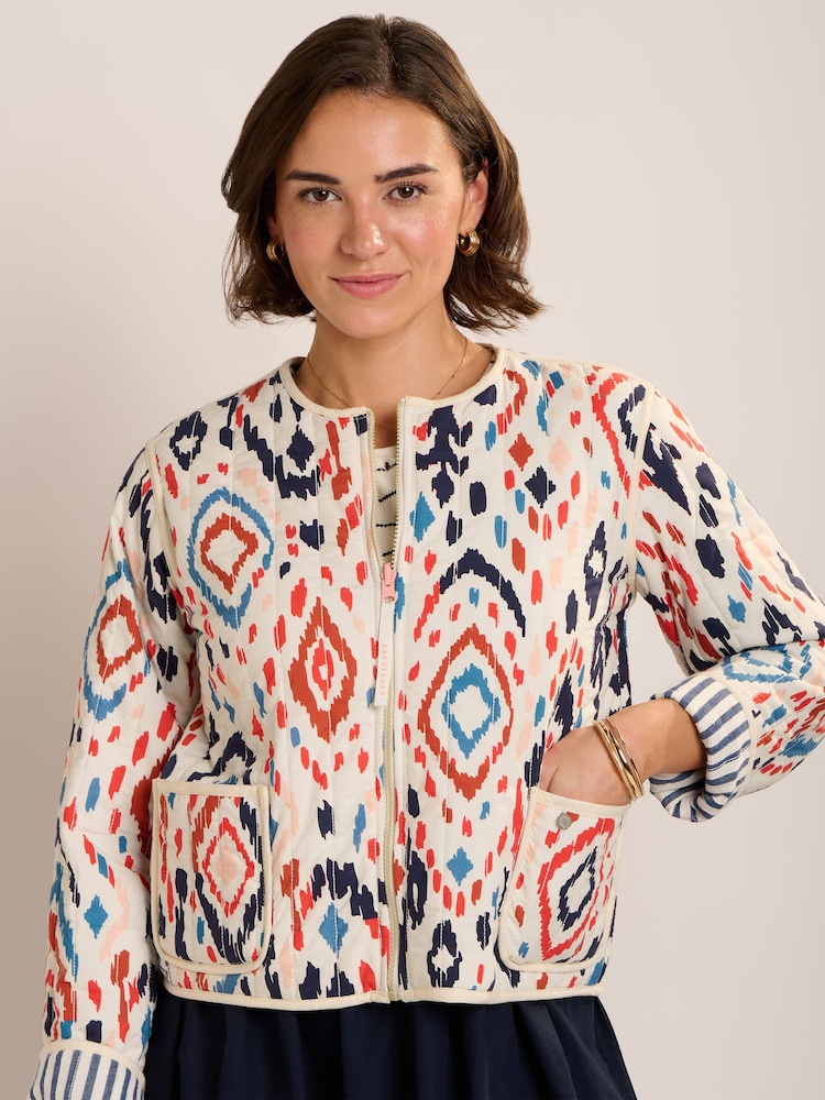 Brakeburn Blue Sesasi Reversible Jacket - Image 6 of 6 Brakeburn Blue Sesasi Reversible Jacket - Image 6 of 6