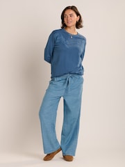 Brakeburn Blue Copacabana Trousers - Image 4 of 6