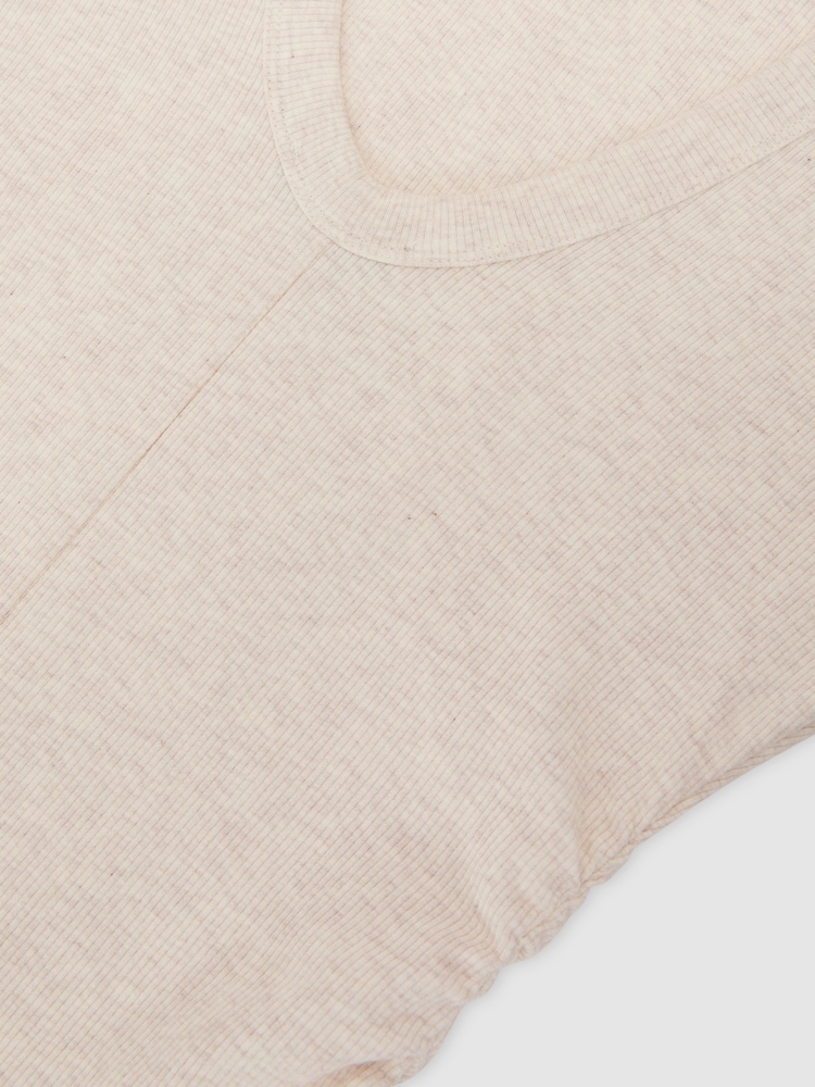 Reiss Natural Serena Stretch-Cotton Scoop-Back Top - Image 6 of 6