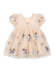 Konges Sløjd Cream Yvonne Glitter Ice Puff Sleeve Occasion Dress - Image 1 of 6