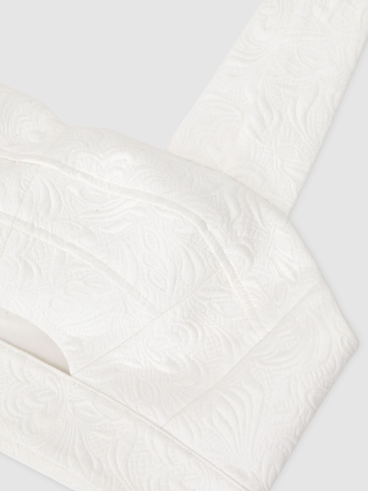 Reiss Ivory Tara Crop Top - Image 6 of 6