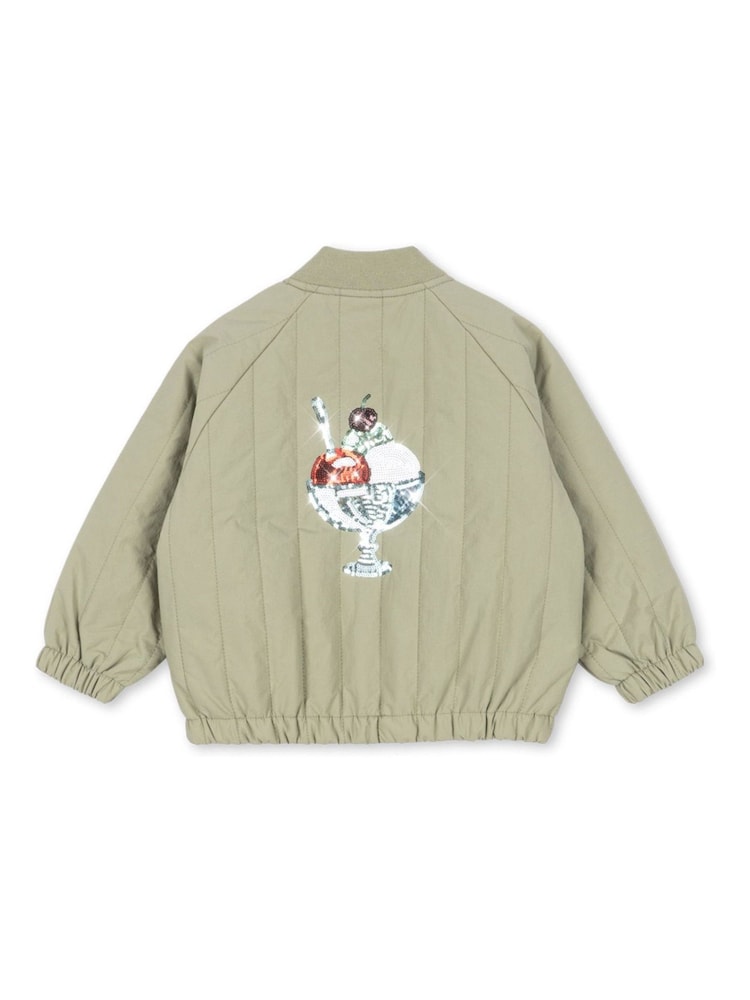 Konges Sløjd Juno Sequin Ice Back Graphic Bomber Jacket - Изображение 2 6