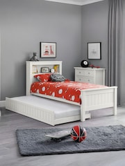 Julian Bowen Surf White Set of Maine Bookcase Bed & Underbed - Image 1 of 6