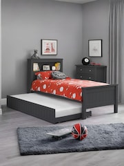 Julian Bowen Anthracite Set of Maine Bookcase Bed & Underbed - Image 1 of 5
