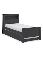 Julian Bowen Anthracite Set of Maine Bookcase Bed & Underbed - Image 3 of 5
