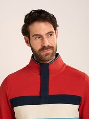 Brakeburn Brown Talbot Quarter Zip Sweatshirt - Image 3 of 6