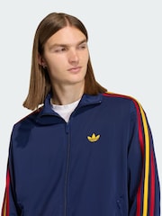 adidas Originals Blue Firebird Track Top - Image 4 of 6
