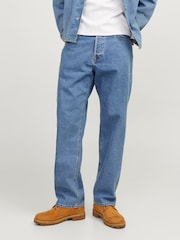 JACK & JONES Blue Loose Fit Eddie Jeans - Image 1 of 5