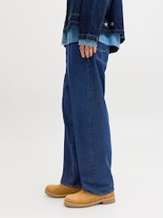 JACK & JONES Blue Baggy Fit Alex Jeans - Image 2 of 8