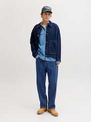 JACK & JONES Blue Baggy Fit Alex Jeans - Image 3 of 8