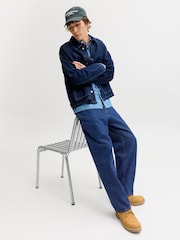 JACK & JONES Blue Baggy Fit Alex Jeans - Image 5 of 8