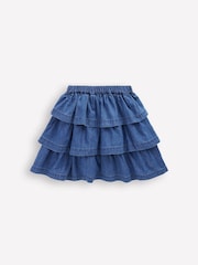 Boden Blue Ruffle Tiered Skirt - Image 2 of 3