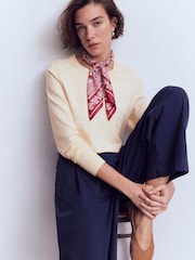 Boden סוודר כותנה עם צווארון עגול, דגם Emilia - תמונה 1 מתוך 6