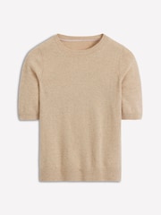 Boden Purple Eva Cashmere T-Shirt - Image 5 of 6
