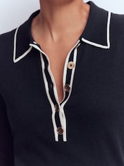 Boden Blue Liz Henley Jumper - Image 3 of 6