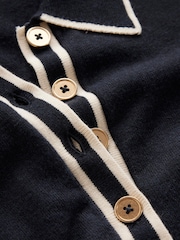 Boden Blue Liz Henley Jumper - Image 6 of 6