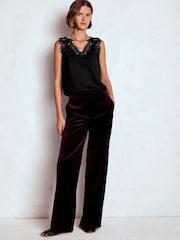 Boden Black Silk-blend Lace Trim Camisole - Image 1 of 6