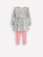 Boden Cream Ribbed Tunic Set - Image 1 of 3