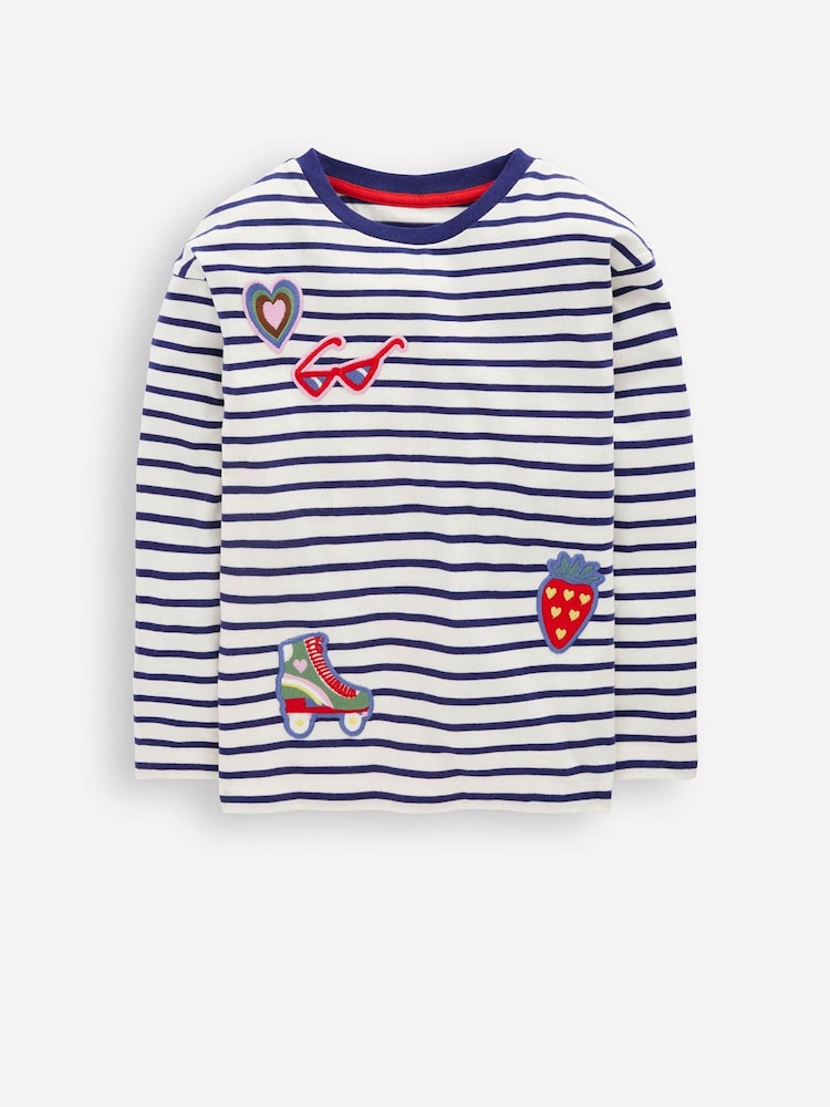 Boden Blue Fun Relaxed T-Shirt - Image 1 of 3 Boden Blue Fun Relaxed T-Shirt - Image 1 of 3