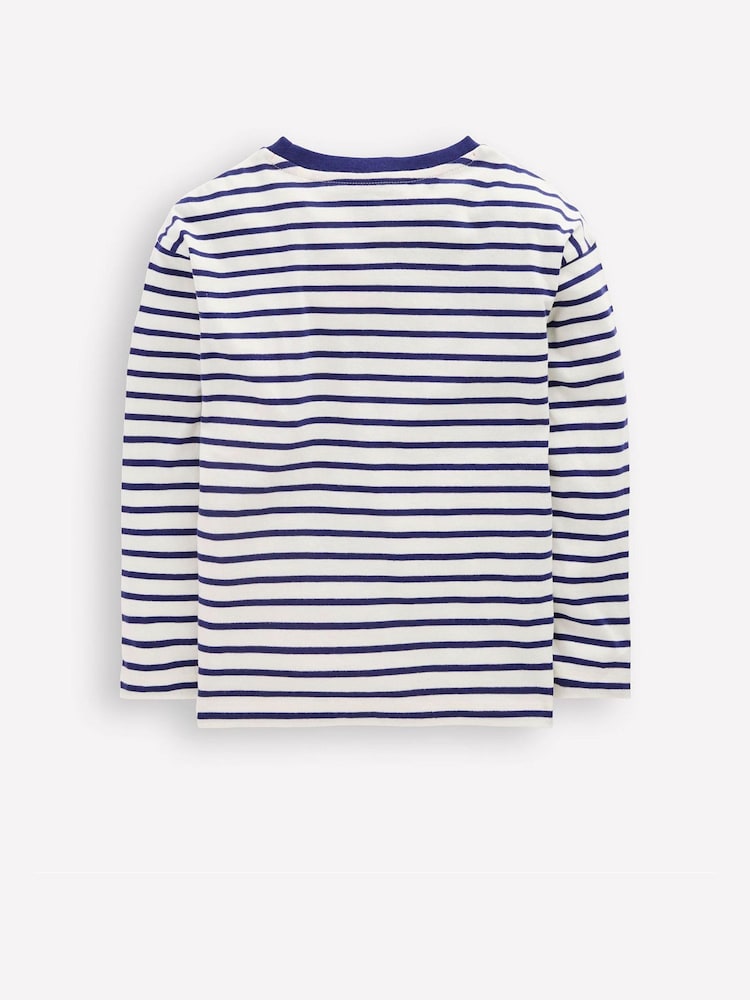 Boden Blue Fun Relaxed T-Shirt - Image 2 of 3 Boden Blue Fun Relaxed T-Shirt - Image 2 of 3