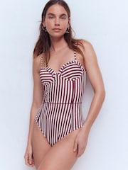 Boden Purple Rhodes Cup Sized Swimsuit - Image 1 of 6