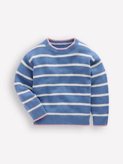 Boden Blue Drop Shoulder Jumper - Image 3 of 5