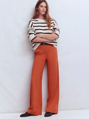 Boden Brown Belgravia Ponte Trousers - Image 1 of 5