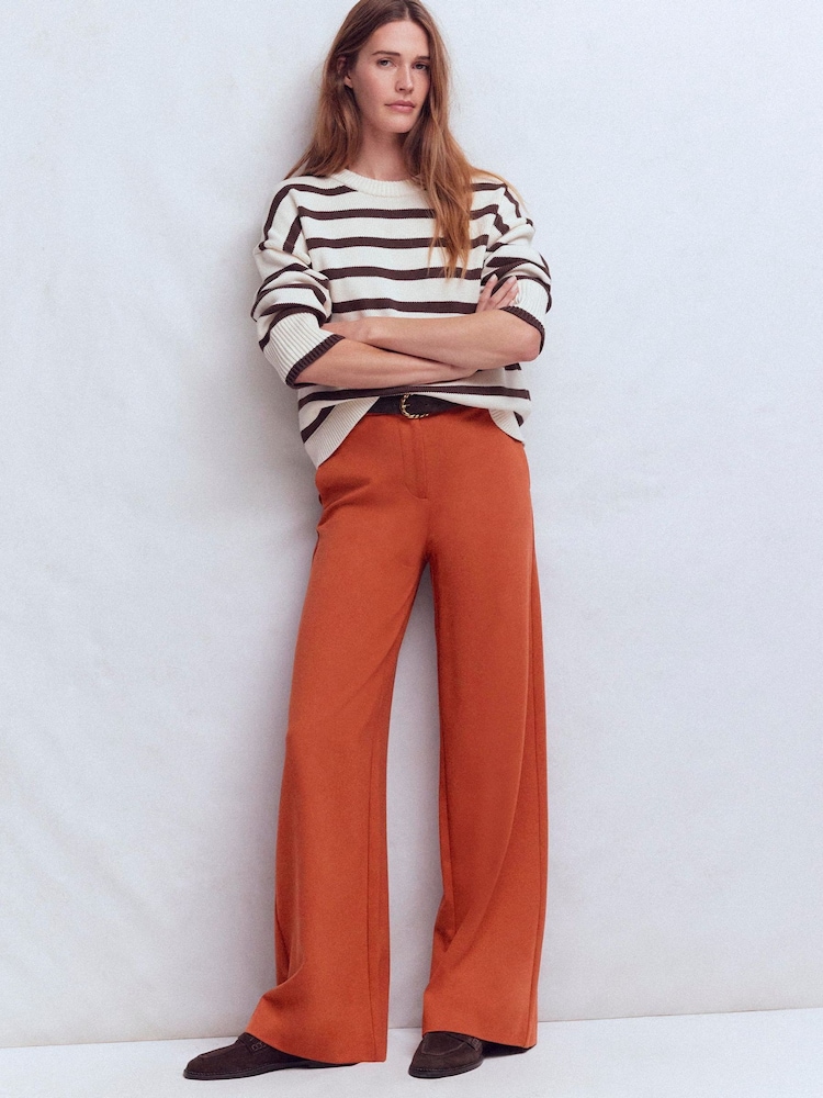 Boden Brown Belgravia Ponte Trousers - Image 1 of 5