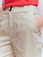 Boden Cream Straight Leg Chino Trousers - Image 5 of 6