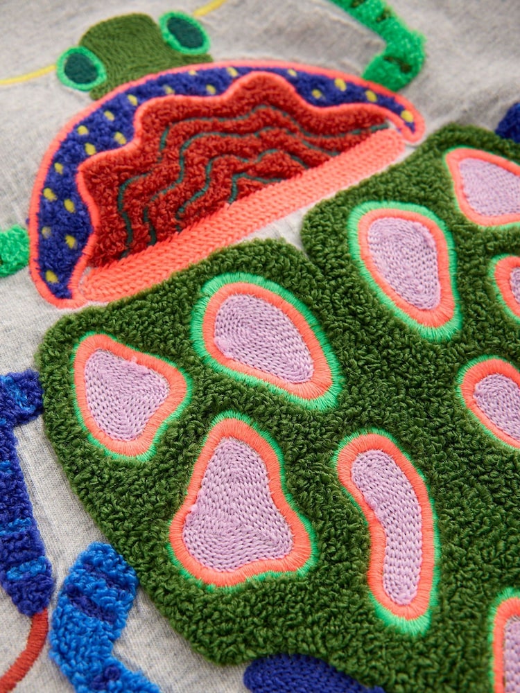 تيشرت بأبليك بكم طويل من Boden - صورة 3 من 3